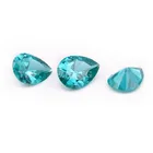 Pear Wholesale Loose Pear Paraiba Synthetic Gemstone For Jewelry
