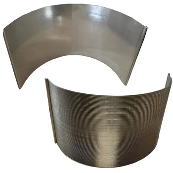 High Filtering Efficiency Stainless Steel  50um Sieve Bend Screen  Welded Wedge Wire Screen for corn starch/sand filtering