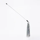 Cat Toy Pets Plastic Bright Silk Teasing Plastic Cat Rods Pet Cat Teaser Tassel Funny Cat Stick