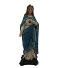 Craft Heart Wholesale Custom Resin Religious Craft Sacred Heart Mary Statue