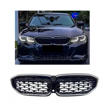 2019-2022 Auto Accessoires Babysbreath Style Black Color 3 Series Front Grill Lights For G20 Pre Led Grille Car Grills