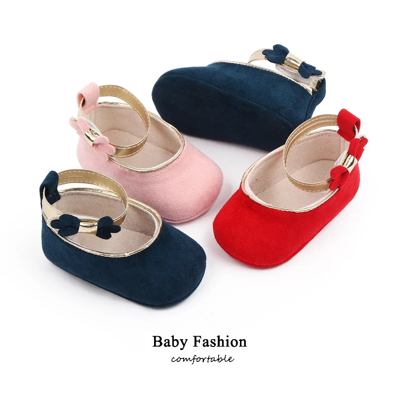 Wholesale Soft Sole Indoor Baby Newborn Infant Baby Girl Shoes 0-18 Months supplier