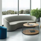 Pink Coffee Shop Home Accent Furniture Lazy Creative Living Room Sofa Pink Double Chaise Sofa