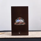 Wooden Cigar Slide Wooden Box Custom Logo Solid Wood Storage Wooden Gift Box Packaging Cigarette Cigar Box