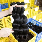 Double Drawn Raw Virgin Hair 7a Import Raw Indian Human Hair Directly From India Indian Wavy Hair 10a Raw Indian Hair Bundles