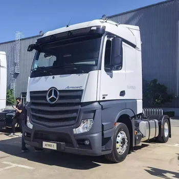 Benz Actros Used Truck 2023 Hot Selling Models 4x2 0km 12 Automatic 1 Set Second Hand Mecedis Truck Trailer 2x4 for Sale in Eu