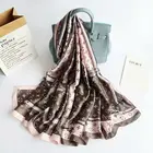 Scarf Chiffon 2021 Yiwu New Fashion Women's Fashion Luxury Print Silk Scarf Muslim Chiffon Scarf