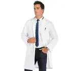 Guangzhou Factory Custom Cotton Men Doctor Lab Coat White Lab Coats Wholesale For Men