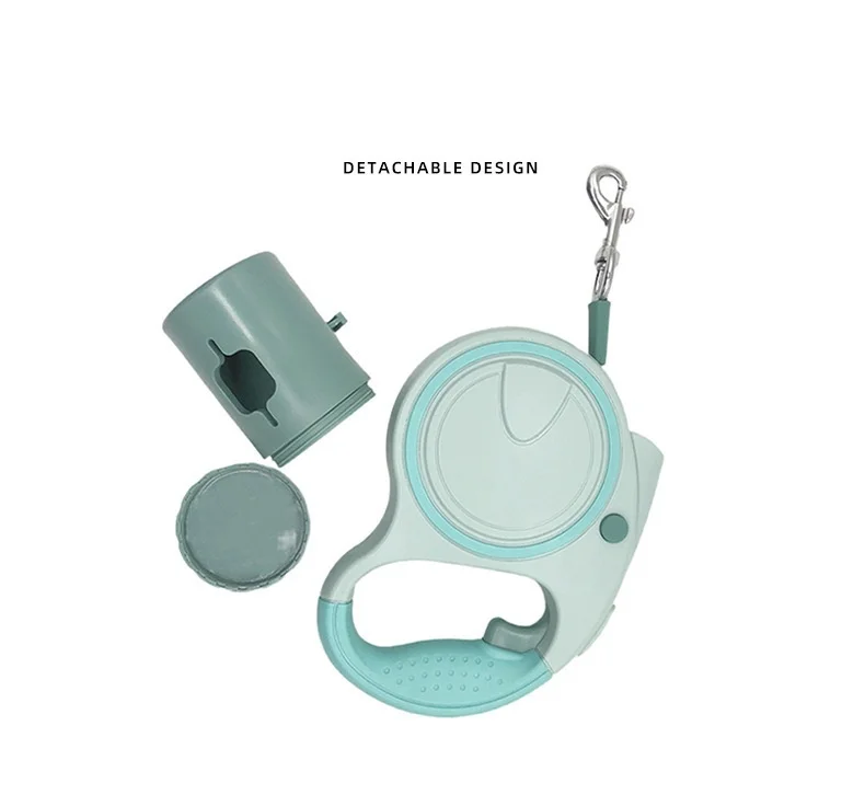 New Multi-functional 5-meter Pet Leash with LED Light and Storage Box Convenient for Dogs to Go Out Pet Products factory