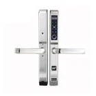 Smart Waterproof Smart Door Lock Push Pull Outdoor Smart With Wifi Waterproof Fingerprint Smart Lock