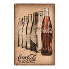 Vintage Vintageeurope Shabby Chic Cola Retro Tin Signs Vintage Metal Posters Bar Pub Man Cave Wall Decor A9