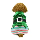 Pet 2021 Autumn Winter Cold Warm Shiny Silk Velvet Christmas Series Vest Pet Jacket For Pet Clothes