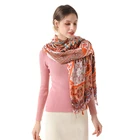 Scarf Wholesale Nation Style 100% Polyester Scarf For Women Pashmina