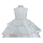 Frock Designs Wholesale Multi Layer Little Girls Frock Designs Party Wear Dress Princess Dresses