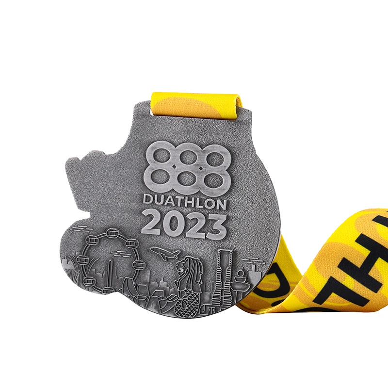 Personalized Award Gifts Metal Medals Custom Design 3D Gold Football Soccer Championship Sports Medal supplier