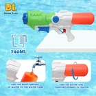 Gun Cool Summer Toys Long Range Realistic Plastic Big Water Toy Gun For Summer 740ML Water Gun