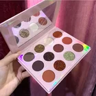 2020 New Empty Glitter High Pigmented Custom 12 Color Private Label Eyeshadow Palette