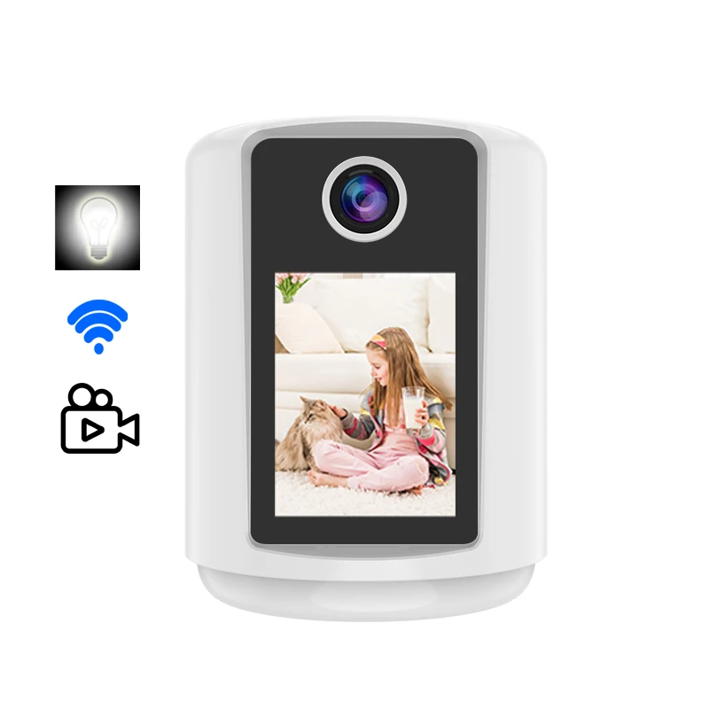 Hot Sale2.4Inch HD ScreenO-KAMProfessional Application Wireless Network CCTV Home DomePTNetwork2kBattery Powered Video Baby Monitor Camera