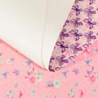 Pu Leather Pupu 54 Inch 1.37 M Colorful Butterfly Patterned Glitter PU Leather For Craft