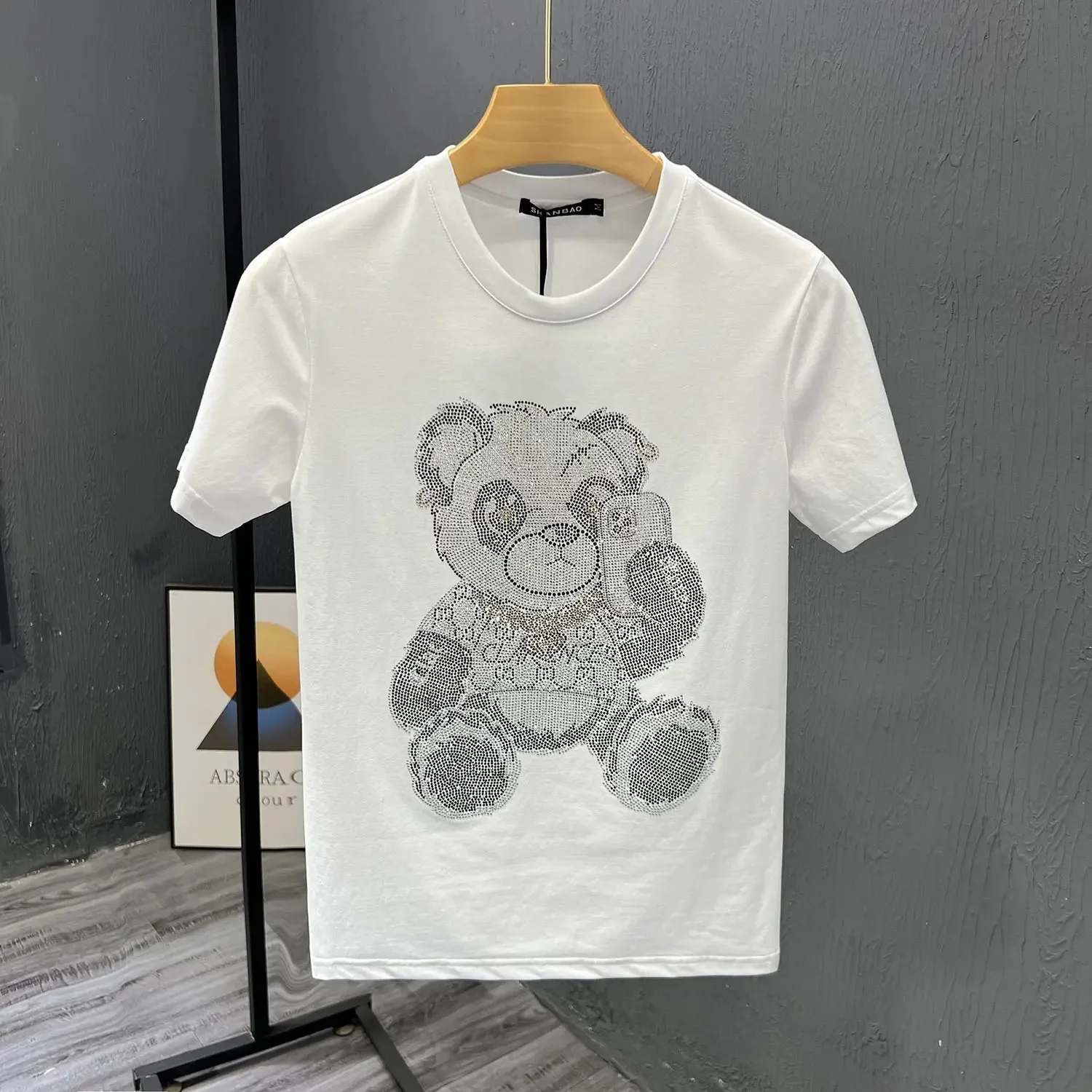 Custom Wholesale Streetwear Vintage Tshirts Distressed Acid Stone Wash T-shirt Unisex Oversize Acid Wash T Shirt For Men