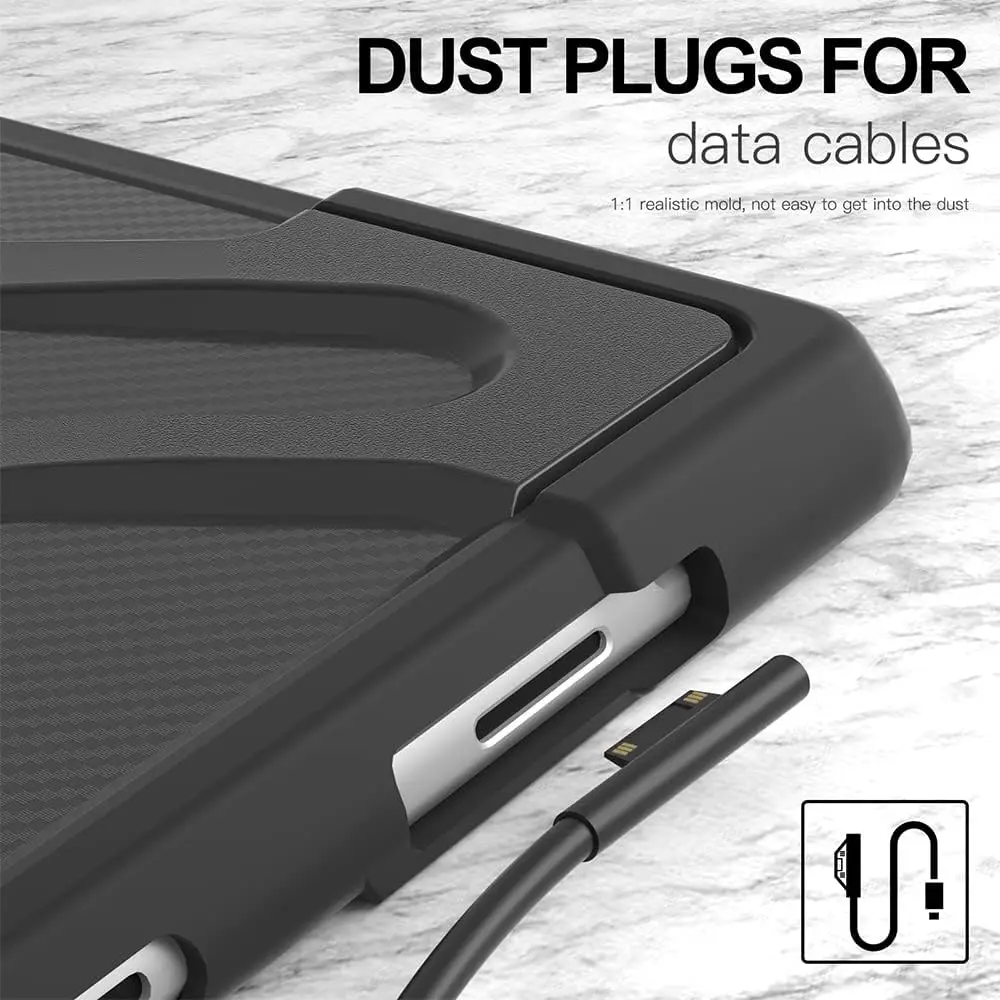 11 13 inch 360 rotating stand wrist strap heavy duty shockproof design-5