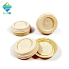 Eco Biodegradable Plastic Material Biodegradables Disposable Non Plastic Eco Natural Bamboo Material Cup Lid