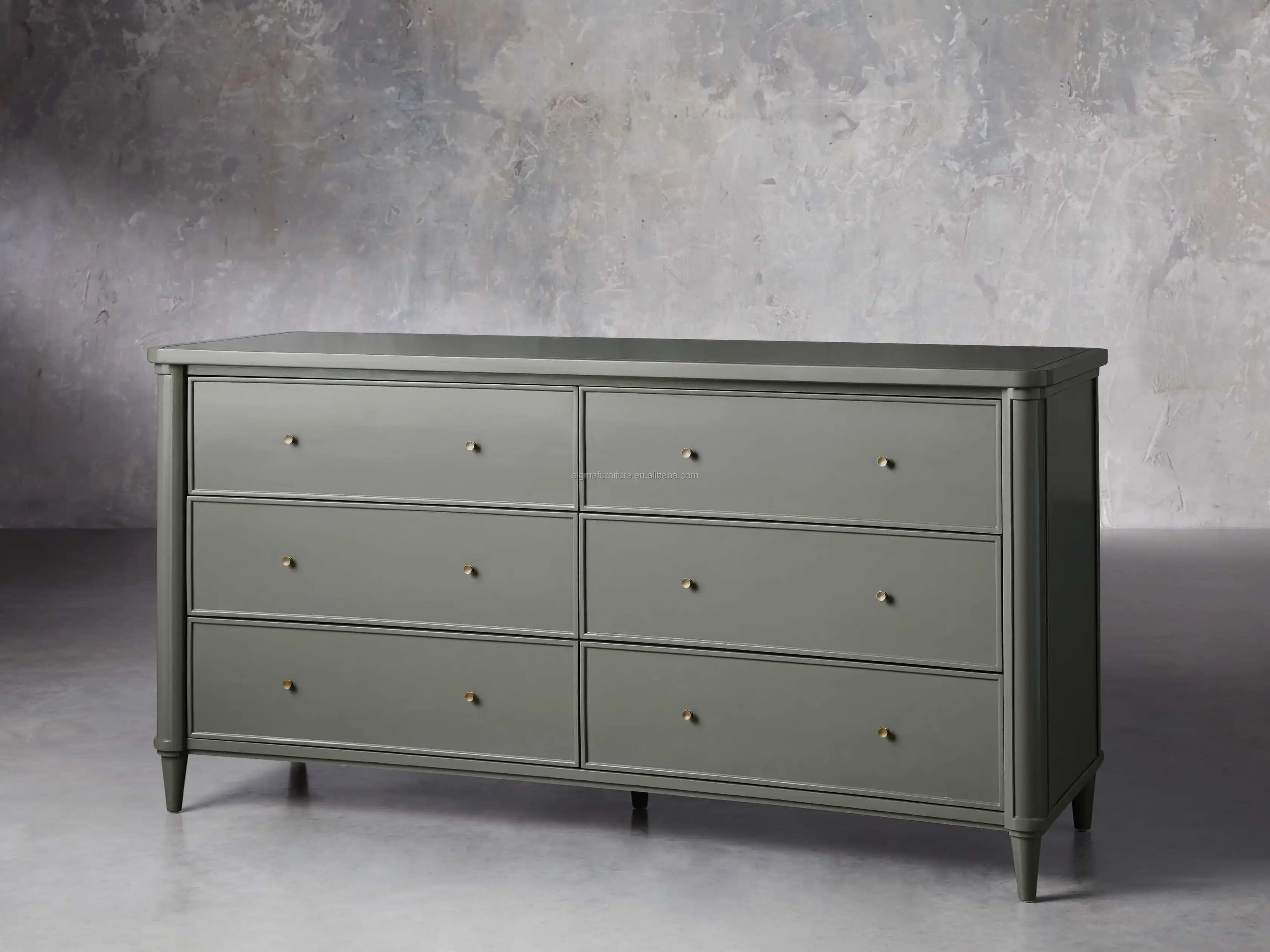 drawers bedroom furniture nightstand set wooden 6 drawers dressing table