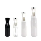 Sprayer Plastic Bottles 300 ML 500 ML Black Hairdressing Salon Refillable Disinfection Sprayer Plastic Mist Bottles