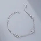 Jewelry Star 2021 New Arrival Hotselling Charm Jewelry Gold Chain Moon Star With Small Diamonds Mama Bracelet