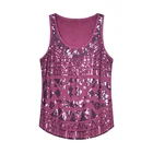 Top 2021 Hot Sell Lady Fashion Summer Casual Girls Workout Women Plain Tank Top Beads Sexy Vest