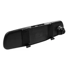 4.3 Inch Usb Full Hd 1080p Car Dual Lens Car Video Recorder Mirror Auto Dvr Drive Camera