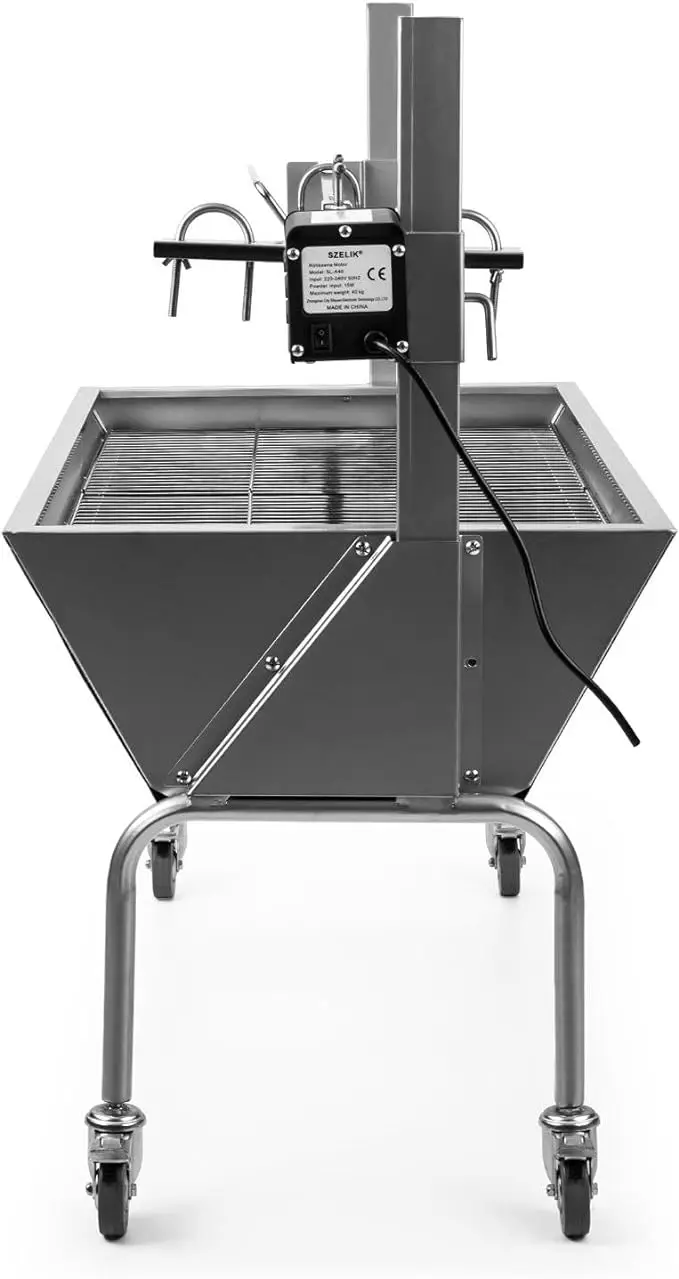 Danhui BBQ Grill Charcoal Stainless Steel Pig Lamb Hog Roast Machine Lamb Roasting Oven Rotary Grill