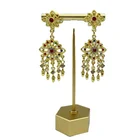 Dangle New Arrive Tassel Dangle Earrings Women Orecchini Jewelry Ladies Retro Flower Earrings