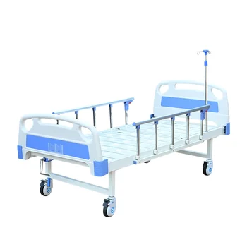 Cheap Folding Single Function Manual Medical Nursing Bed Hospital Patient Bed