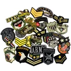 Military US Star Logo Army Patch Tactical Hook Embroidered Military Patch
