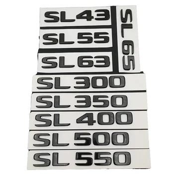 3d Letters For Car Trunk Mercedes SL43 SL55 SL63 SL65 AMG SL300 SL350 SL400 SL500 SL550 R230 R129 R231 Emblem Logo Accessories