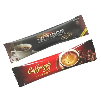 Aluminum Foil Heat Sealed Foil Custom Printing Small 3 In 1 Drip Instant Turkish Coffee Sachet Packaging Pouch Bag