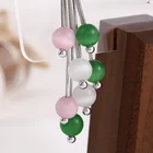 Pendant Earrings Earrings Pendant Earrings With Opal And Metal Tassel