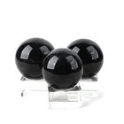 Obsidian Stone Natural Obsidian Ball Rough Stone Polished Gem Ball