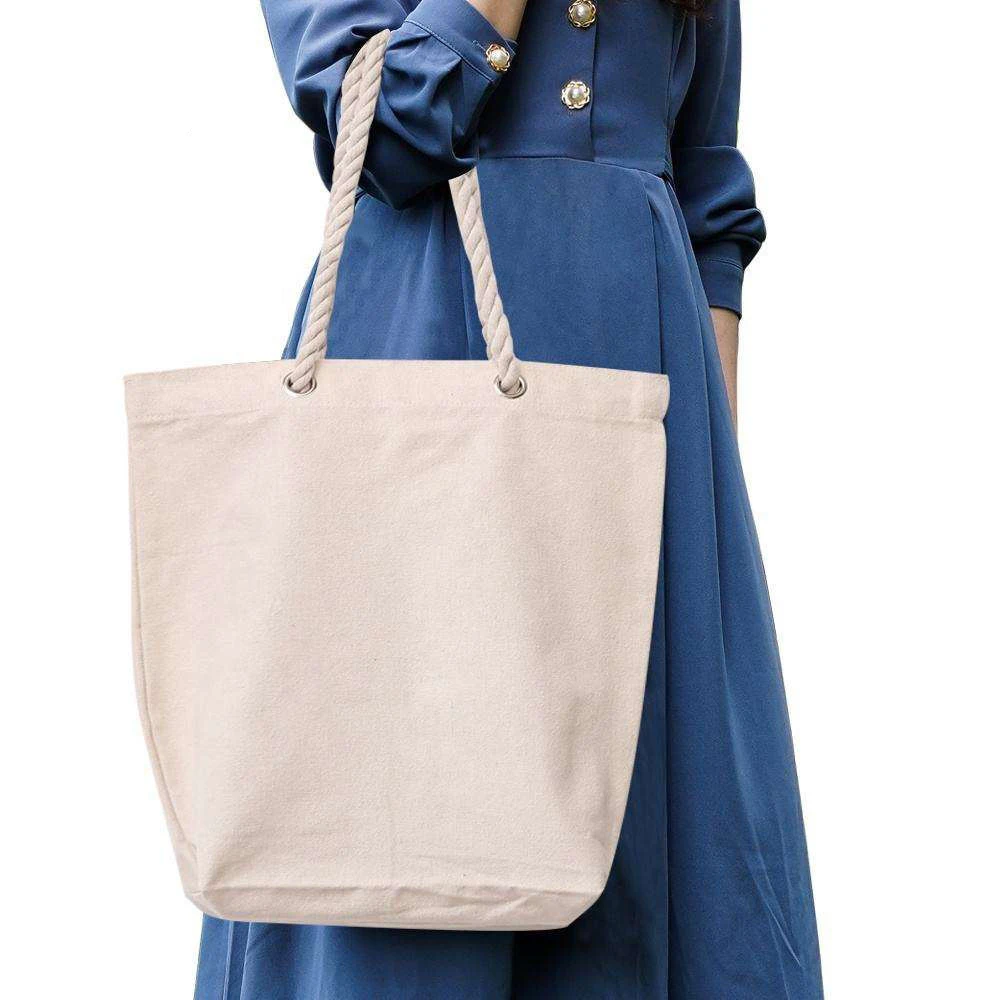 2025 Women's Printed Large-capacity Canvas Shoulder Bag Zipper Closure Cross-border Handbag and Shopping Tote Bag details