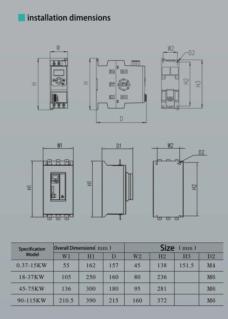 Compact Bypass Motor, SKR1-360, 380/400V, 0.37-15KW, RS485 - detail 22