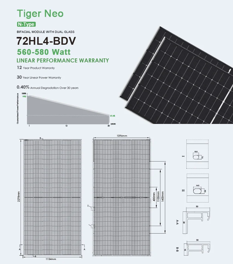 Jinko Tiger Neo N Type Hl Bdv Watt Biafical Solar Panels