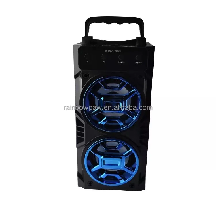 KTS Speaker KTS-1036S the Best Wireless Speaker Outdoor with Electroplating Speaker Frame