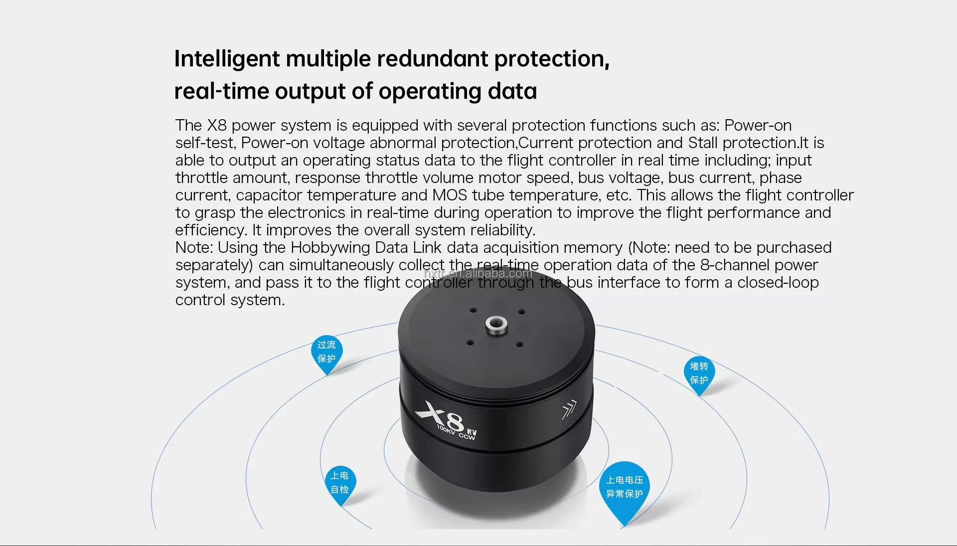 Motoresc, PFLY, Waterproof, X8, Brushless - detail 34