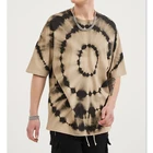 Black Luxury Mens Oversized Cotton Black Acid Wash Tshirt Vintage Tie Dye T Shirt Plain Wholesale