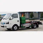 For Dongfeng 4x2 New Energy Removable Container Hook Lift Garbage Electric Trucks For Municipal Sanitation