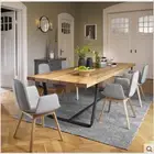 Table 4 Dining Table Wood 4 Chairs Morden Wood Dining Table Dining Room Furniture 1 Table 4 Chairs 6 Chairs Combination