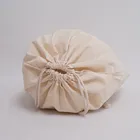 Gift Bag Bags Organic Calico Cotton Gift Bag Customized Design Double Strings Bags Drawstring Bucket Bags
