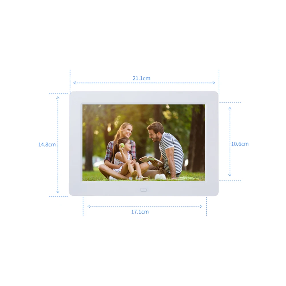 8 inch high resolution digital photo frame