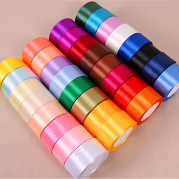 cheap 1/8 inch to 4 inch double and single face 100% polyester satin ribbon for all kind of occasion